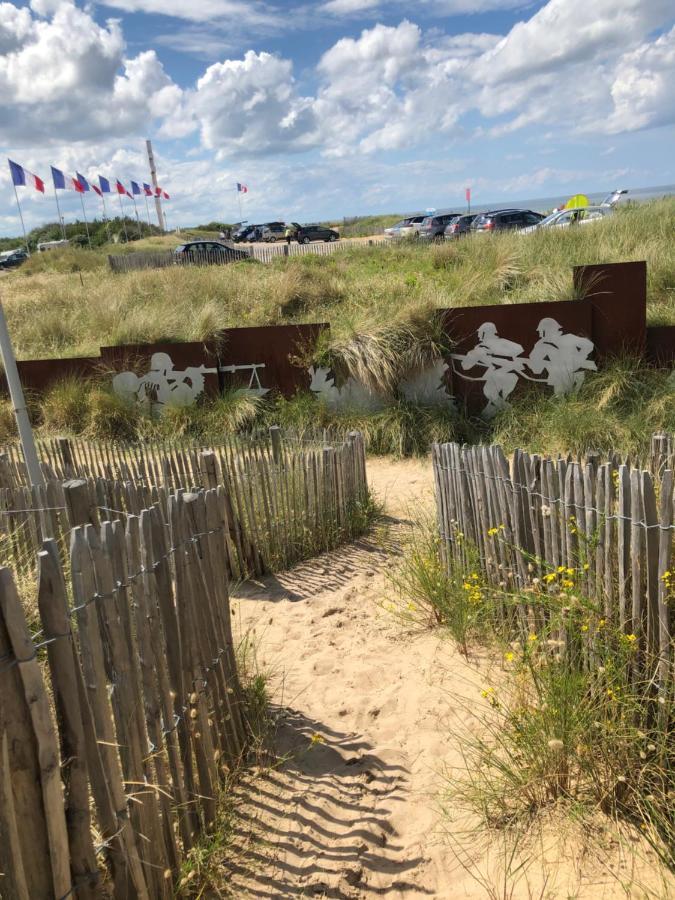 Appartamento Bleu Salé - F2 Courseulles avec balcon Esterno foto
