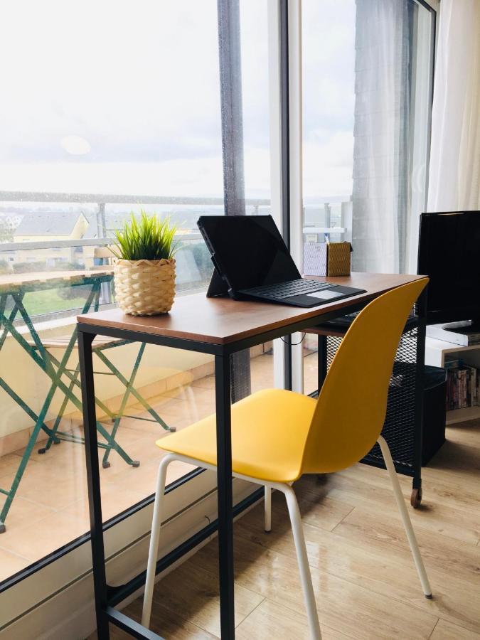 Appartamento Bleu Salé - F2 Courseulles avec balcon Esterno foto